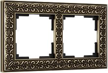 Рамка универсальная Werkel Antik 2-м. металл бронза картинка